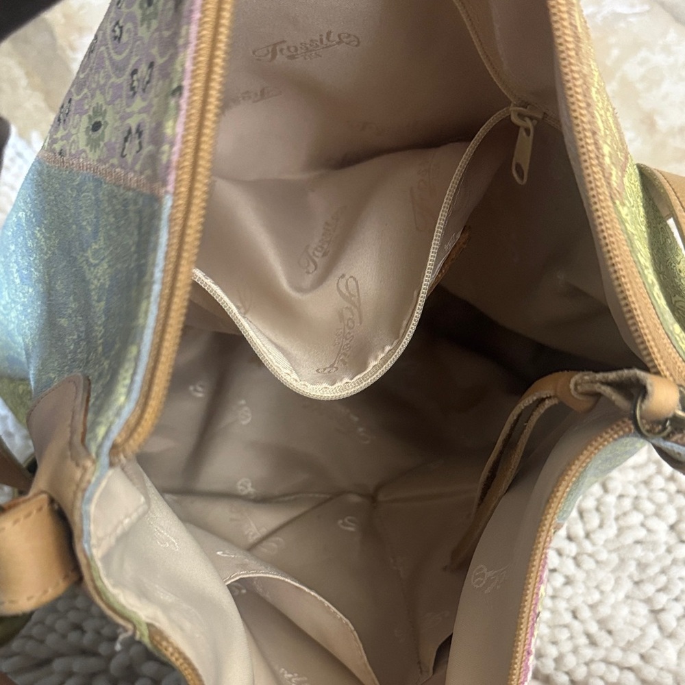 Fossil Elegant Multicolor Patterned Women's Satch… - image 4